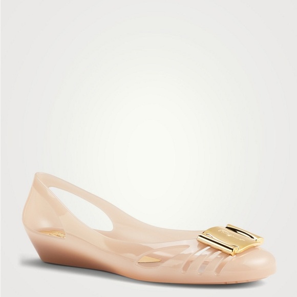Salvatore Ferragamo Bermuda Jelly Ballet Flats, size 10 - Picture 2 of 11